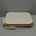 LONBET Laundry Basket with Lid, Made from Breathable Fabric | Aesthetic Clothes Hampers for Laundry with Side Handles & Sturdy Bamboo Frame (26 lb- Single, Beige)