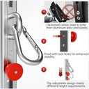 Adjustable Resistance Band Wall Mount System,Home Gym Dedicated Resistance Band Wall Anchor,for Strength Training, Physical Therapy & Rehab Training