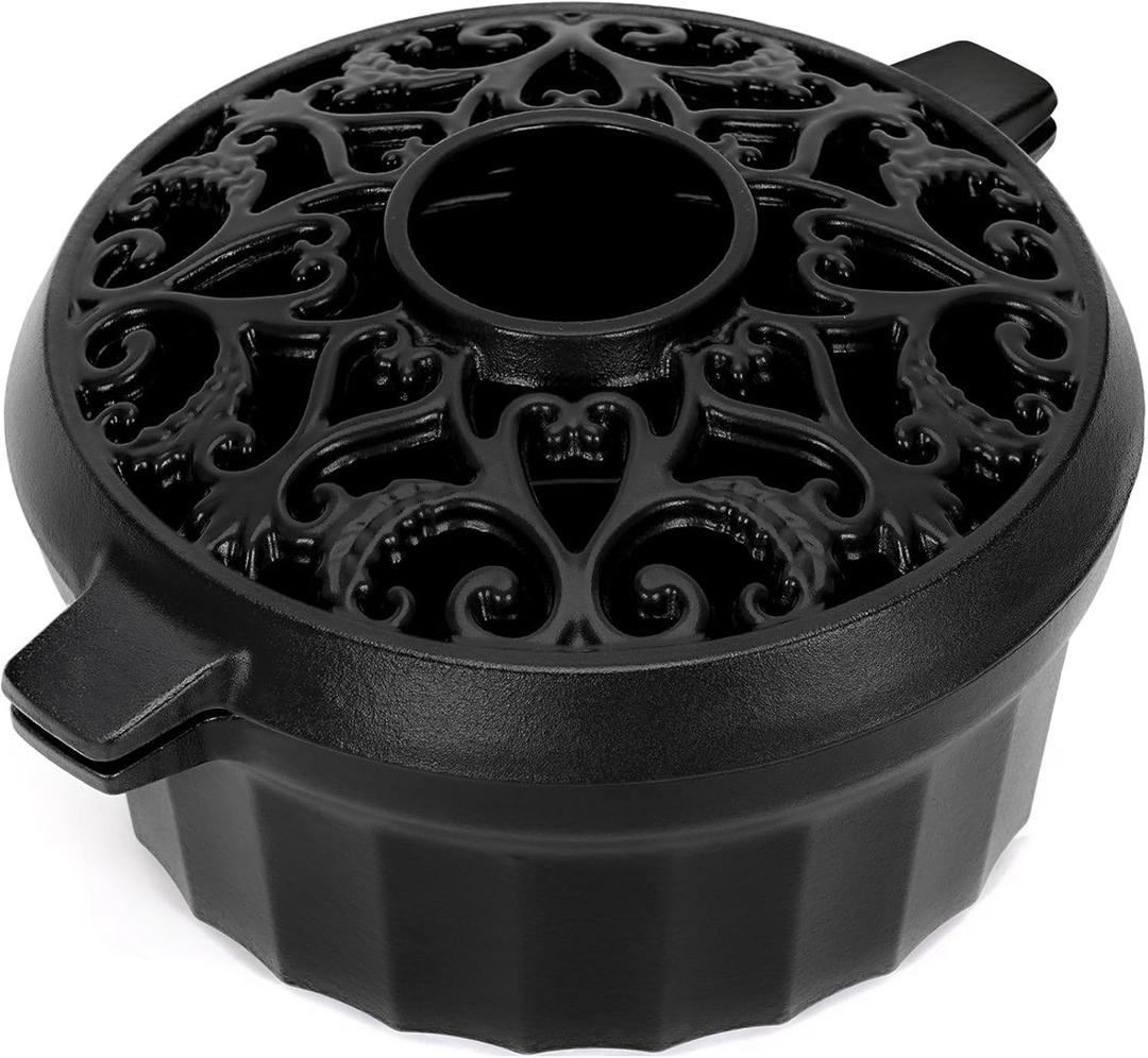 Wood Stove Steamer - Rust Resistant Cast Iron Humidifier Pot with Three-Layer Porcelain Coating for Woodstove, Indoor Fireplace Steamer for Dry Winter, Decorative, 2.7 Quart-Black