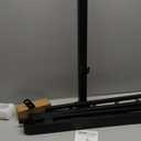 VEVOR Handrails for Outdoor Steps, 5 Step Stair Hand Rail Kit, Transitional Carbon Steel Railings with Installation Kit, Stair Rails for Seniors, Concrete Steps & Porch & Deck, Black Retro Arch