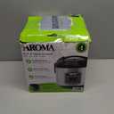 AROMA 8-Cup (Cooked) / 2 Qt. Digital Rice & Grain Multicooker, Durable Nonstick Inner Pot, Oatmeal, Steam, White & Brown Rice, Keep Warm
