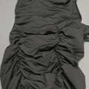 CSDAJIO Women Two Piece Summer Set Club Outfits Drawstring Ruched Side Asymmetrical Tube Top and Bodycon Mini Skirt (X-Small)