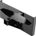 ECOTRIC 1/4" Mini Skid Steer Attachment Plate Compatible with Boxer Ramrod Toro Dingo Ditch Witch Finn Thomas Vermeer Tractor Loader Skid Steer 2" Receiver Hitch Mount Plate Steel Black