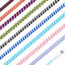 Frienda 10 Pcs Spiral Cord Protector Chargers Protector Pets No Chew Data Cable Protective Sleeve Headphone Charger Saver USB Cable Cover Wire Repair for Phone USB (Classic Colors)