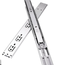 18 inch Drawer Slides 4 Pairs (4pcs) Soft Self Close Full Extension Ball Bearing Drawer Rails Side Mount Metal Dresser Runners for File Cabinet Trash Can Kitchen Wardrobe Glides 18" 100 LB Capacity