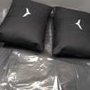 for Honda CR-V 2005-2025 Car Seat Covers, Full Coverage Customized Seat Covers Premium Leather Waterproof Stain-Resistant Easy to Install (Full Set with Pillows, Black)