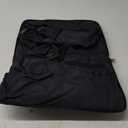 120L Foldable Collapsible Waterproof Travel Duffel Bag for Men and Women with Shoe Compartment (Black)