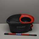 O-Cedar EasyWring Microfiber Spin Mop, Bucket Floor Cleaning System, Red, Gray, Standard