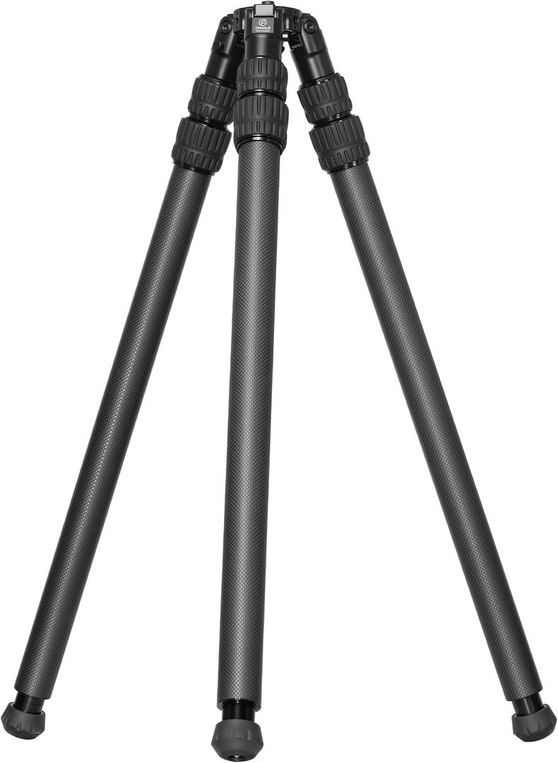 FANAUE Carbon Fiber Tripod, 68" Professional Camera Tripod, Compact Lightweight Tripods with 3-Section Legs, Load Up to 40 lbs, for DSLR Camera - HTC-4030CK