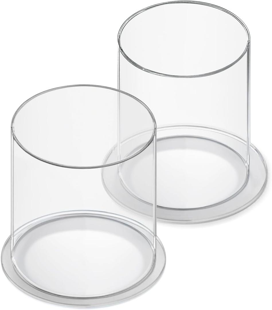 SINNNBLE Acrylic Kids Headband Holder Organizer Storage Display for Headbands, Hair Ties, Ponytail, Scrunchies, Combs, Clips, Makeup Brushes for Girls (Small)