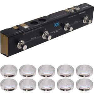 HOTONE MIDI Foot Controller Pedal Bluetooth Ampero Control 4 Button