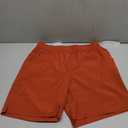 ODODOS Men's Athletic Shorts with Pockets 7" Quick Dry Lightweight Workout Gym Running Shorts, Rust, Small