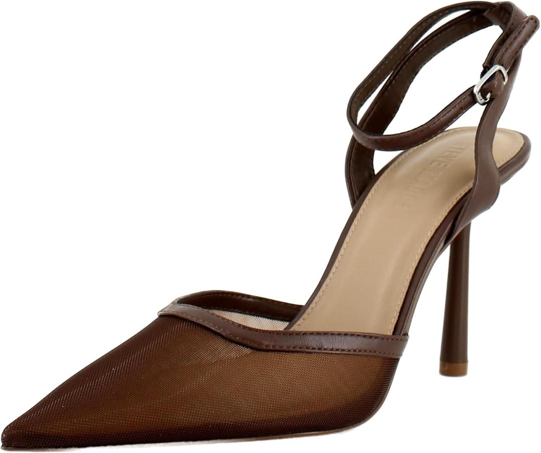 Steve Madden Women's Alliance, Brown Mesh, 9