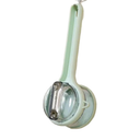 2 x Peeler with Storage Box, Multifunctional Kitchen Fruit Peeler Blade-Style Peeling Tool with Container for Home Use (GREEN)