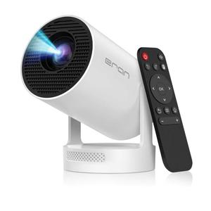 [Electric Focus]Mini Portable Projector with 4K Support, Bluetooth 5.4 WIFI6, 5watt Sound Base Speaker, 260 ANSI, Android 11, 210° Rotation, Auto Keystone Correction Video Projector HY300 PLUS