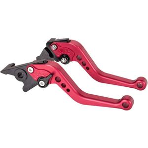 Hopider Short Brake Clutch Levers Compatible with GROM MSX125 2014-2019, CBR250R 2011-2013, CBR300R/CB300F/FA 2014-2019, CB400F/CB400R 2013-2015, CBR500R/CB500F/X 2013-2019, Monkey 125 2018-2019,Red