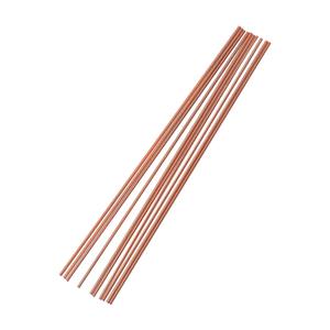 10PCS 99.98% Pure Copper Round Rod 0.12"/3mm Dia 12"/305mm Length Bare Copper Cu Metal Rod Solid Copper Rod for DIY Metal Working Hobbies (0.12"/3mm Dia 12"/305mm Length)