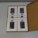 SPOTMINDERS Apple MFi Certified Credit Card Wallet Tracker PRO 4-Pack (iOS Only) Works with Apple Find My Rechargeable Tracking Card for Wallet IP68 0.07in Slim iPhone Item Finder for Luggage or Purse