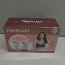Momcozy M5 Smart APP Controlled Wearable Breast Pump, Hands-Free Wireless Electric Pump, 3 Modes 9 Suction Levels, BPA-Free, Portable Lightweight, 24mm Flange, 2-Pack Cozy Red