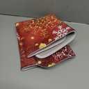 Sphragiyn Red Snowflake Dish Drying Mat for Kitchen Counter Holiday Super Absorbent Reversible Microfiber Kitchen Countertop Protector Dishes Pad Large 18x24 inch