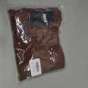 MIER Womens Workout Jackets Full Zip Up Cropped Slim Fit Lightweight Athletic Running Track Gym Tops, Thumb Holes & Pockets (Brown, XL)