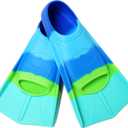 Kids Swim Fins,Short Kids Fins Youth Swimming Flippers for Lap Swimming Training for Children Girls Boys Beginners, XXXS