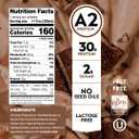 Pioneer Pastures - High Protein A2 Milkshakes - Chocolate - A2 Nutritional Milk, 30g Protein, 2g Sugar, No Artificial Sweeteners, No Seed Oils - All-Natural, Breakfast Shake, Meal Replacement, Workout - 11oz, 12 Pack