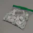 50 Pieces White Mosaic Tiles for Crafts 1" Ceramic Tiles Assorted Colors Square Ceramic Mosaic Project Supplies for Photo Frame Mosaic Stepping Stones Bath Old Pool Furniture Decor