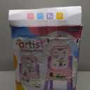 Art Easel for Kids Toddlers, Kids Art Easel Adjustable Standing Rotatable Double Sided with Painting Accessories Gifts Toys for 3 4 5 6 7 8 Years Old Toddlers Boys Girls, Pink