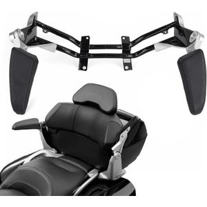 Motorcycle Passenger Armrests, Adjustable Rear Armrests for BMW K1600GTL 2010-2018 Replacement Accessories Parts Black