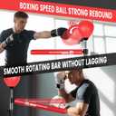 INNOLIFE Boxing Spinning Bar, Boxing Bar Punching Bag with Stand Quickly Respond for MMA Training, Stress Relief & Fitness