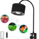 Lominie LED Aquarium Light, Planted Tank Light 4 Channels Remote Control 6500K Aquarium LED Lamp for Freshwater Fish Tank Refugium with Gooseneck (A20 Freshwater)