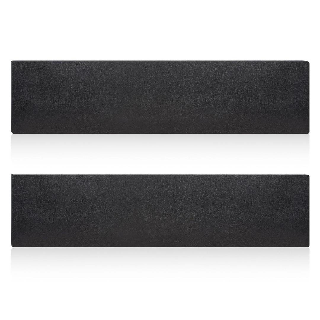 Rocaris 2 Pcs 6 X 24 X 1/4 Inch A36 Steel Plate Hot Rolled, Steel Base Plate for Construction Boards, Structure Support, Weldable Square and Industrial