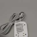 One Beat Cruise Ship Essentials,Travel Power Strip with USB C,Flat Plug Extension Cord with 3 Outlets 4 USB Ports(2 USB C),15 ft Desk Wall Outlet Extender,Non Surge Protector for Cruise,Dorm Room,ETL (White)