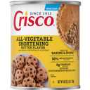 Crisco Butter Flavor All-Vegetable Shortening, 48 Ounce (3 pounds)