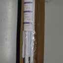 MEXAU Shower Curtain Rod 45-77 Inch White Shower Rod 7/8" Tension Curtain Rod Adjustable Curtain Rods No Drilling Shower Tension Rod Shower Curtain Tension Rod for Bathroom Windows Doorways