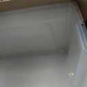 IRIS USA 72 QT Plastic Storage Box with Lid and Latches - 4 Pack - BPA-Free, See-Through Organizing Solution, Durable Nestable Stackable Containers, Secure Pull Handle - Clear