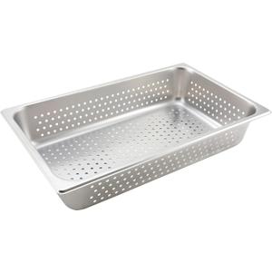 Winco Full Size Pan Perforated, 4-Inch, Medium, 4" Deep