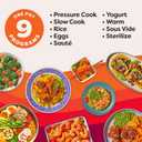 Instant Pot Duo Plus 9-in-1 Multicooker, Pressure Cooker, Slow Cook, Rice Maker, Steamer, Saut, Yogurt, Warmer & Sterilizer, Includes App with Over 800 Recipes, Stainless Steel, 6 Quarts