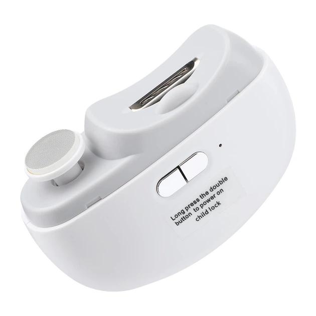 2025 Upgraded El Rechargeable for Baby, Kids, Adults, Seniorss Automatic Nail Trimmer with LED Light & Clip Storage - USB Rechargeable for Baby, Kids, Adults, Seniors