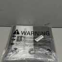 YOUDENOVA Hanging Closet Organizer and Storage, 6-Shelf Closet Hanging Storage Shelves, Grey