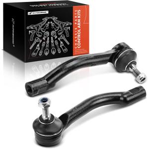 A-Premium 2 x Front Outer Tie Rod Ends, Compatible with Nissan Rogue 2008-2013, Rogue Select 2014-2015, L4 2.5L Only