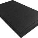Jtnohx Felt for Crafts, 16 Pcs Felt Fabric, 7"11.3" Stiff Felt Sheets, Craft Felt Square for Sewing (Black)