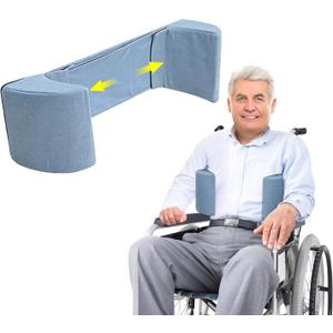 Lateral Support for Wheelchair Lateral Wedge Cushions for Back Support Wheelchair Accessories for Seniors, Stroke Patients Chair Assist Foam Positioning Wedge Better Posture Stabilizer for Upper Back