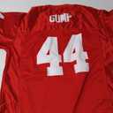 Forrest Gump Football Jersey 44 Red Sports Shirt Stitched Movie Jersey Pullover Casual Men's Clothing S-3XL (Large)