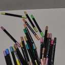 28 Metallic Colors Acrylic Paint Markers, Dual Tip Acrylic Paint Pens for Rock Painting, Black Paper, Wood, Canvas, Stone, Glass, Ceramic, DIY Crafts Making Art Supplies (Brush Tip and Round Tip)