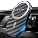 andobil Upgraded for Magsafe Car Mount Pro [Strongest Magnet, Big Phone Friendly] 360° Rotation Magnetic Phone Holder for Car Vent for iPhone 17 Pro Max 16/15/14/13/12 Samsung S26/S25 (Carbon Fiber)