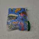 THLAI Womens Skirt Midi Skirt Tropical Plant Print Pink Zipper A-Line Long Skirts Spring Summer Skirt Floral (Medium, Blue)