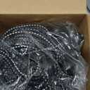 100 Pcs 6 Inch Ball Bungee Cords Tarp Tie Downs Bungee Cords with Balls Heavy Duty Outdoor Tarp Straps for Canopy Shelter Camping Cargo Tent Poles UV Resistant (Black White)