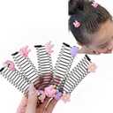 5 Pcs Cute Invisible Star Hair Clip Barrettes Stretchable Invisible Hair Clips, U Shape Hair Finishing Fixer Comb Sets, Hair Accessories Hair Holder